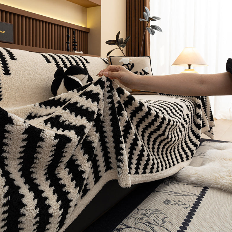 Newly Thickened Sofa Cover for Autumn and Winter