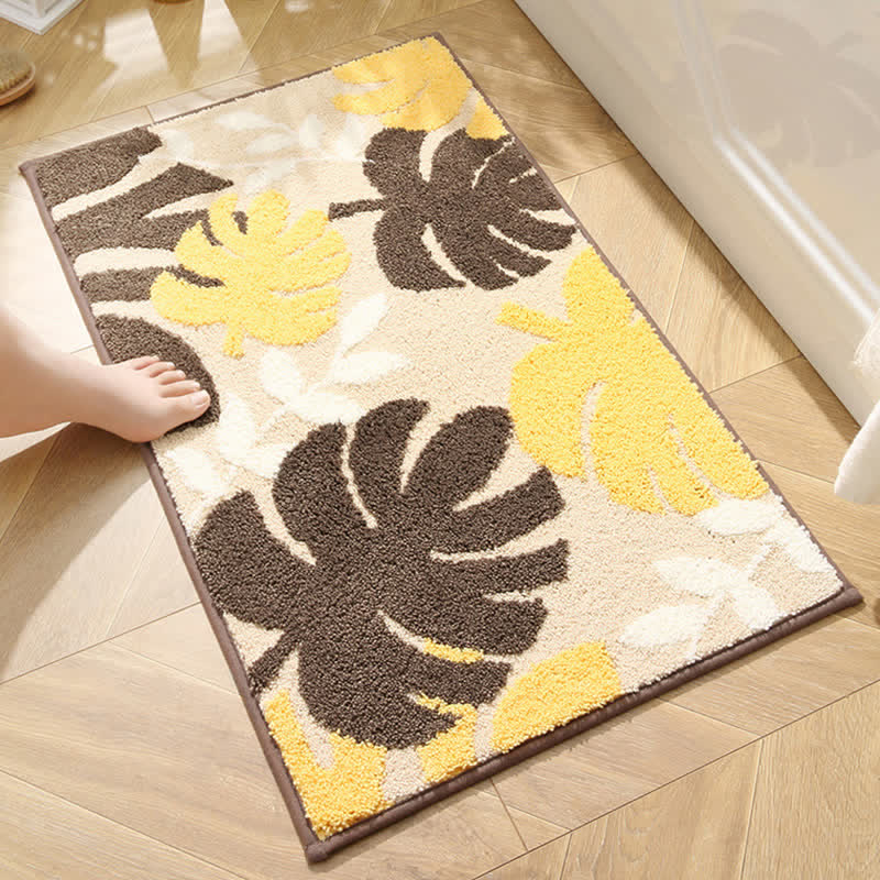 CozyCote Palm Soft Non-Slip Entryway Rug - High-Quality & Durable