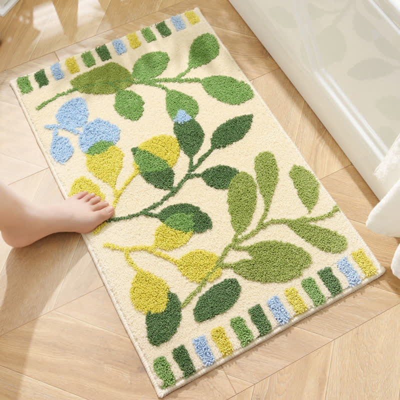 CozyCote Palm Soft Non-Slip Entryway Rug - High-Quality & Durable