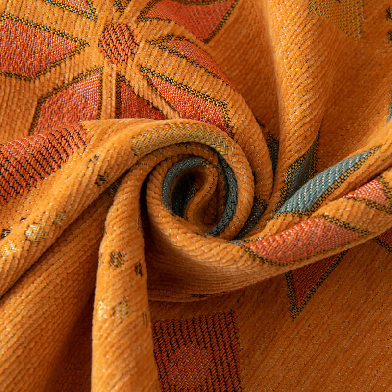 Stylish Bohemian - Inspired Geometric Chenille Sofa Protector for Trendy Furniture Protection