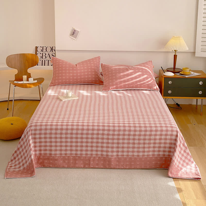 Airy Cotton Gauze Coverlet in Contemporary Style, Ideal for Breathable Comfort
