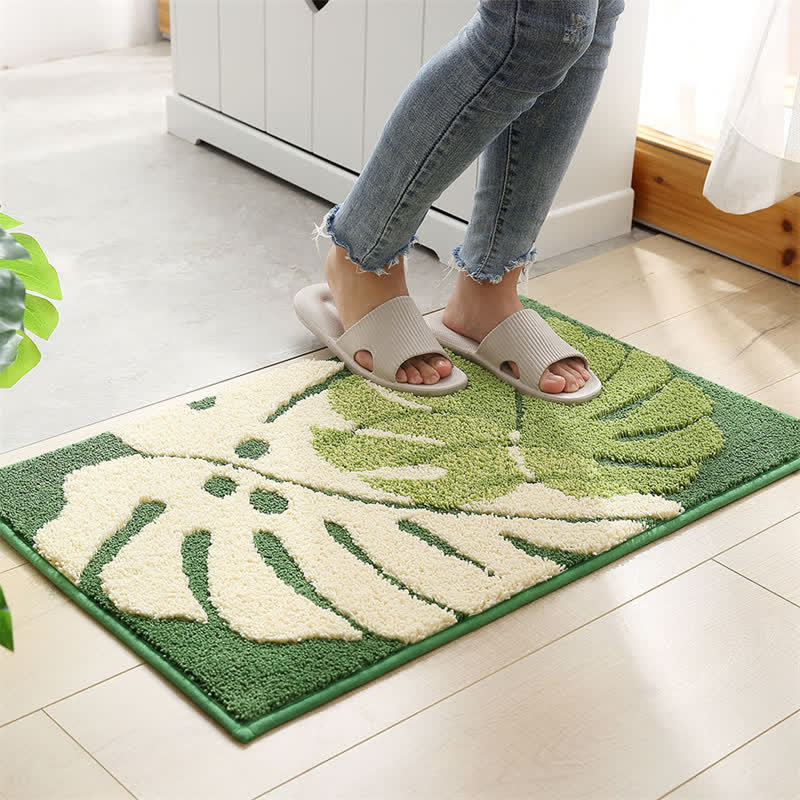 CozyCote Palm Soft Non-Slip Entryway Rug - High-Quality & Durable