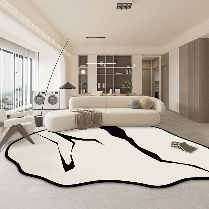 Stylish Irregular Art Sofa Coffee Table Mat and Living Room Carpet for Home