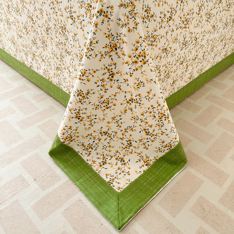 Luxury Pure Cotton Elegant Floral Breathable Coverlet - Hypoallergenic & Durable