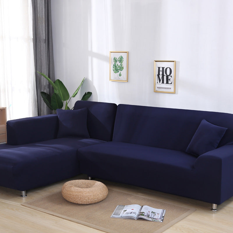 High-Quality Solid Color Elastic Stretchable Sofa Cover