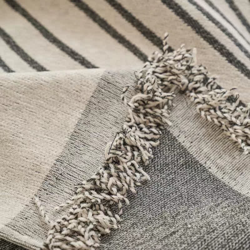 CozyCote Chenille Abstract Stripe Sofa Protector - High Elasticity & Skin-Friendly