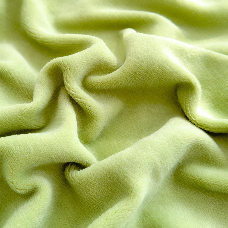 Luxurious Korean Solid Color Lace Bed Sheet and Winter Milk Velvet Bed Skirt