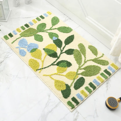 CozyCote Palm Soft Non-Slip Entryway Rug - High-Quality & Durable
