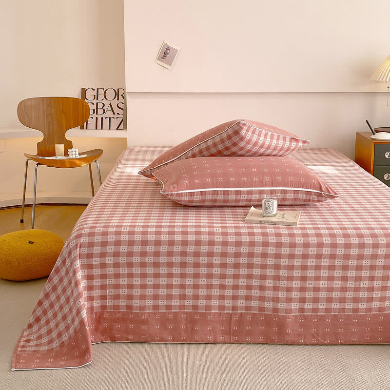 Airy Cotton Gauze Coverlet in Contemporary Style, Ideal for Breathable Comfort