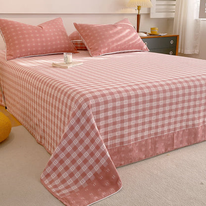 Airy Cotton Gauze Coverlet in Contemporary Style, Ideal for Breathable Comfort