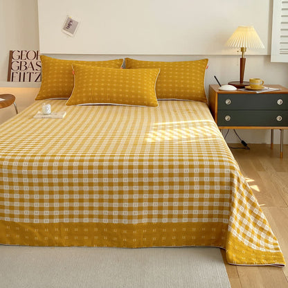 Airy Cotton Gauze Coverlet in Contemporary Style, Ideal for Breathable Comfort