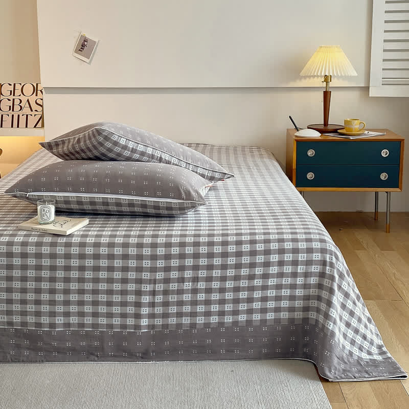 Airy Cotton Gauze Coverlet in Contemporary Style, Ideal for Breathable Comfort