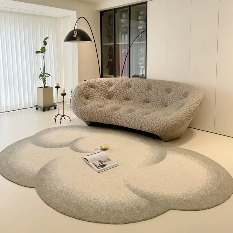 Elegant Light Luxury High-End Cloud Sofa Coffee Table Blanket