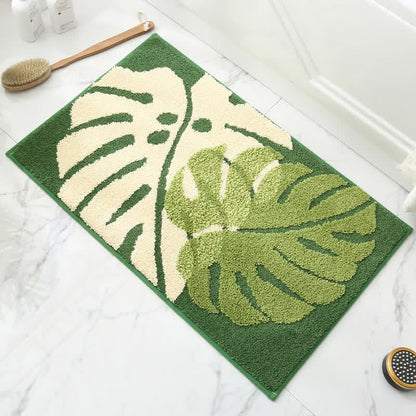 CozyCote Palm Soft Non-Slip Entryway Rug - High-Quality & Durable