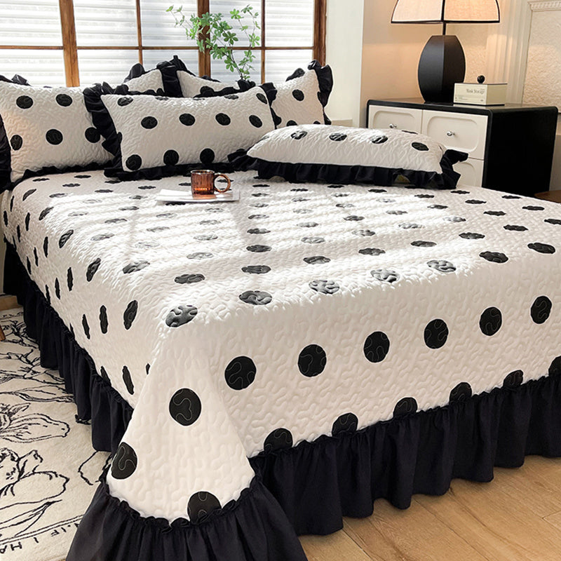 Exquisite High-End Four-Season Bed Cover in French Hepburn Style