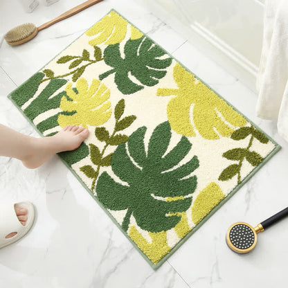 CozyCote Palm Soft Non-Slip Entryway Rug - High-Quality & Durable