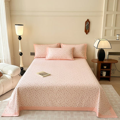 Exquisite Pure Cotton Elegant Rose Soft Coverlet