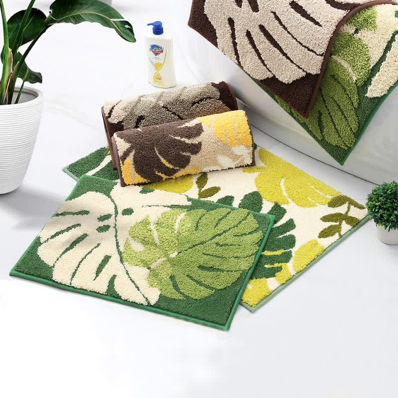 CozyCote Palm Soft Non-Slip Entryway Rug - High-Quality & Durable