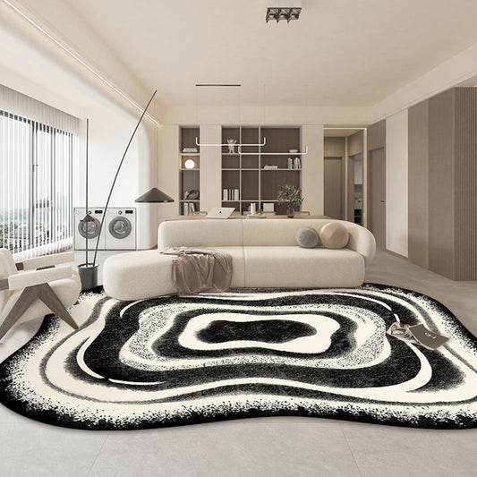 Stylish Irregular Art Sofa Coffee Table Mat and Living Room Carpet for Home