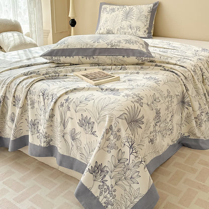 Premium Pure Cotton Pastoral Style Luxurious Coverlet