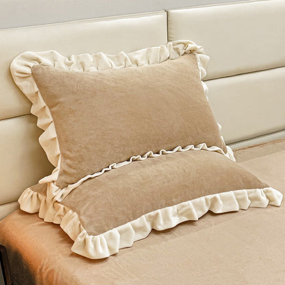 Comfortable Thickened Milk Velvet Pillowcases for a Pair